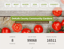 Tablet Screenshot of dekalbgardens.org